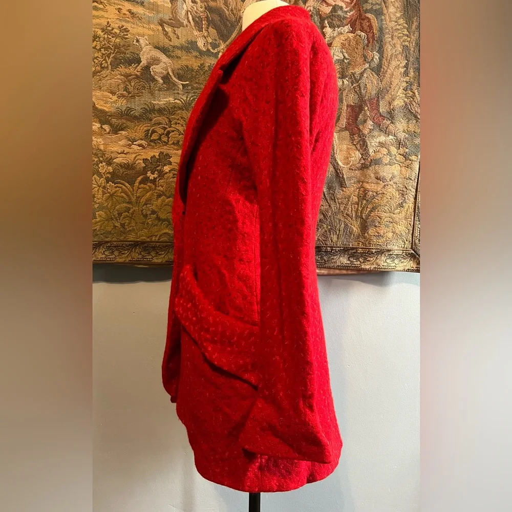 Karl Lagerfeld 1980s Red Jacket